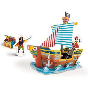 Clementoni Education - Bouw & Speel Piratenboot