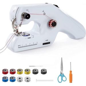 Handnaaimachine - Repareren van Kleding - Draadloos - Mini Naaimachine - Handheld - Compact & Draagbaar
