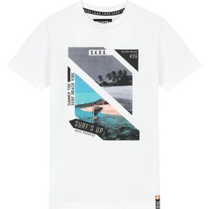 SKURK - T-shirt Tjaard - White - maat 98