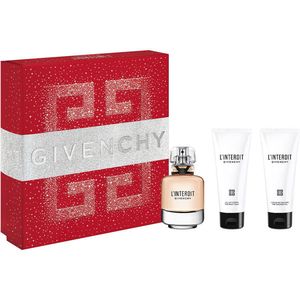 Givenchy L'interdit Set 3 Pcs Edp Spray 80ml / Body Lotion 75ml / Shower Gel 75ml