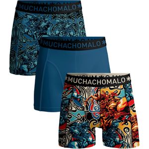 Muchachomalo Boxershort ALPS - set van 3 Blauw/Multi