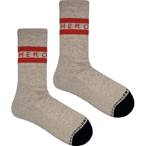 Heroes on Socks - Ivan Winter Orange - Herensokken maat 41-46