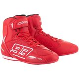 Alpinestars Austin Riding Shoes Bright Red White US 7.5 - Maat - Laars