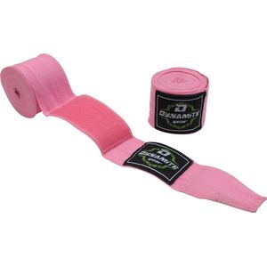 Bandage boksen Boxing Wraps - Boksbandages - Kickboks bandage - 250 cm/350cm/450cm - ROZE