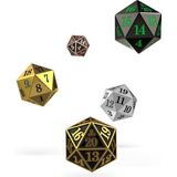 Oakie Doakie Dice Oakie Doakie Dice D20 Spindown Dice Set Metal (5) Dice