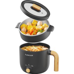 Draagbare Elektrische Hot Pot 1,5L - Mini Multikoker voor Snelle Maaltijden op Reis