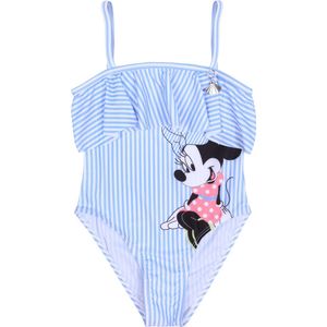 Minnie Mouse Disney - blauw badpak met strepen en een hangertje / 122