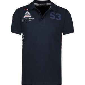 Geographical Norway Polo Kupcorn Blauw - S