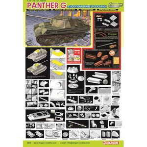 1:35 Dragon 6913 Panther G w/Additional Turret Roof Armor - Premium Edition Plastic Modelbouwpakket