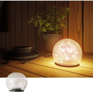 Solar tuinverlichting priklamp 'Comet' buiten - 20 ledjes - Warm wit licht - Padverlichting op zonne-energie