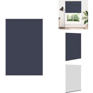 vidaXL Rolgordijn - Rolgordijnen - Dag- En Nachtgordijn - Verduisterend Rolgordijn - Rolgordijn verduisterend 150x230 cm stofbreedte 146,6 cm blauw