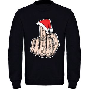 Kerst Handgebaar Trui - foute kersttrui - unisex - sweater - kerstmis - kerst - kerstmuts - grappig