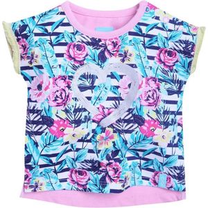 Beebielove Babykleding Meisjes Tshirt Flowers (Multicolor) - 80