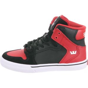 Supra Schoen Kids Vaider Zwart / Rood Maat 32