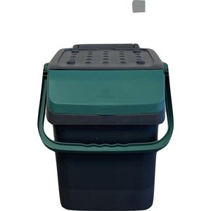 Mari afvalbak 28 liter - afvalemmer - groen - afvalscheiden organisch - GFT - sorteer afvalbak - sorteer bak