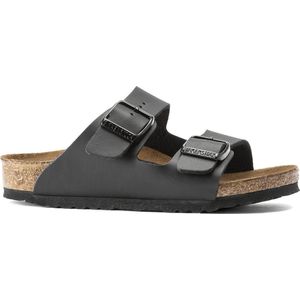 Birkenstock Arizona Kids Slippers Black Regular-fit | Zwart | Imitatieleer | Maat 34