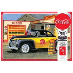 AMT modelbouw kit Coca-Cola '41 Plymouth 1:25