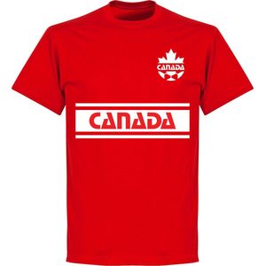 Canada Retro Team T-Shirt - Rood - Kinderen - 104