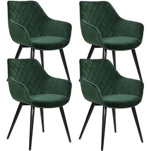 Rootz Velvet Eetkamerstoel - Ergonomische stoel - Stijlvolle zitting - Comfortabel ontwerp - Duurzame constructie - Verstelbare stabiliteit - 41 cm x 45 cm x 84 cm