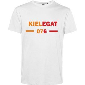 T-shirt Kielegat 076 | Carnavalskleding | Foute Party | Wit | maat XL
