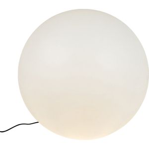 QAZQA nura - Moderne Vloerlamp | Staande Lamp - 1 lichts - H 96.7 cm - Wit - Buitenverlichting