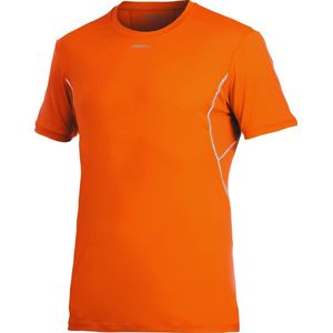 Craft Cool tee with mesh - Sportshirt - Heren - S - Fluorange