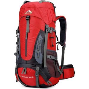 Wandelrugzak 70L Nylon Trekkingrugzak Bergsportrugzak Kampeerrugzak voor bergbeklimmen Trekkingsport Reizen Kamperen