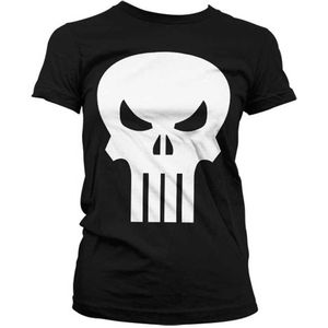Marvel The Punisher Dames Tshirt -XL- Skull Zwart