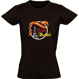 Te Amo Madrid Dames Shirt | Ik hou van Madrid | T-shirt | Spanje | Spaans