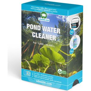 vdvelde.com - Vijver Helder Maken Pakket - M - 1.000 tot 10.000 L - Voor 1.000 tot 10.000 L - Bestrijdt zweef- en draadalgen - 100% eco: veilig voor mens, plant en dier
