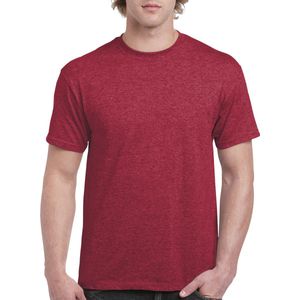 T-shirt met ronde hals 'Ultra Cotton' Gildan Heather Cardinal Red - S