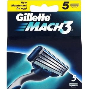Gillette Mach 3 - 5 stuks - Scheermesjes