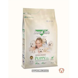 Bonacibo Puppy Lam & Rijst - Hypoallergeen Hondenvoer - 15 kg