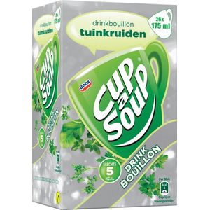 Cup-a-soup unox heldere bouillon tuinkruiden 175ml | Doos a 26 zak