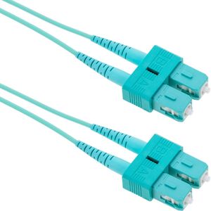 BeMatik - OM3 glasvezelkabel SC naar SC multimode duplex 50/125 van 5m