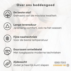 HIP Dekbedovertrek ""Raeni"" - Taupe - (135x200 cm)