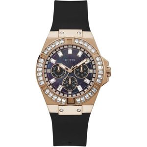 Guess Venus GW0118L2 Horloge - Siliconen - Zwart - Ø 39 mm