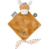 Nattou ezel Leo - Knuffeldoekje Doudou - 30 cm - Donker warm beige