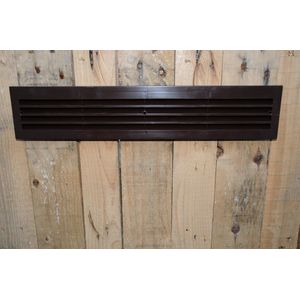 Luchtrooster, ventilatierooster, kunststof-bruin