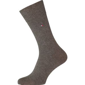 Tommy Hilfiger Classic Socks (2-pack) - herensokken katoen - bruin - Maat: 47-49