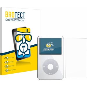 BROTECT - Screenprotector voor Apple iPod Classic Video (Voor+Achter) - Folie Beschermfolie Beschermglas transparant