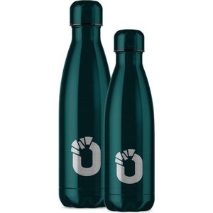 Overload Worldwide Waterfles - Luxury Bottle Set - 500ml & 750ml - Thermosfles - Vacuüm geïsoleerd - RVS - Dubbele wand - 24 uur warm/koud - BPA Vrij
