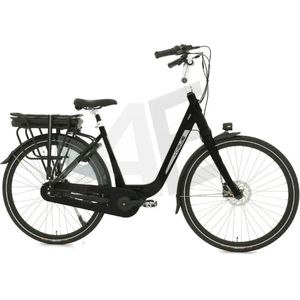 Vogue Mio 8SP Elektrische Fiets E-bike met Hydraulische Remmen 13Ah 36V 468Wh 46cm - Glans Zwart