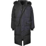 Urban Classics - Oversized Faux Fur Puffer Winterjas - XL - Zwart