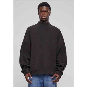 Urban Classics - Oversized Polar Fleece Crewneck sweater/trui - 4XL - Zwart
