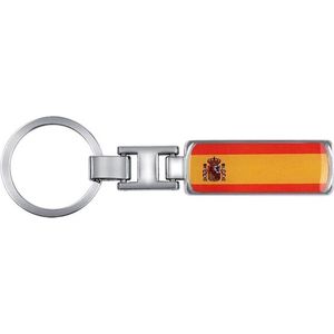 CHPN - Sleutelhanger van Spanje - Spaanse vlag - Sleutelhanger - Keychain - Spanje - Cadeau - Vlag - Spain Keychain