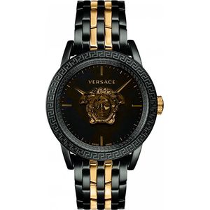 Versace VERD01118 horloge mannen - Roestvrij Staal - zwart
