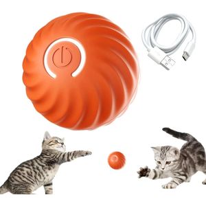 Smart Kitten Toy Ball - Petgravity - Rood - Dieren - Speelgoed - Interactieve Zelfrollende Bal - Katten - Poes - Smart - Bal