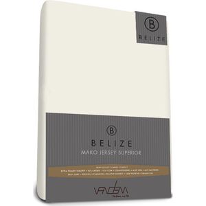 Van Dem - Belize  - Topper Mako Jersey 100 x 220 cm creme