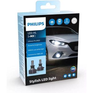 Philips Ultinon Pro3022 LED-HL H3 set LUM11336U3022X2